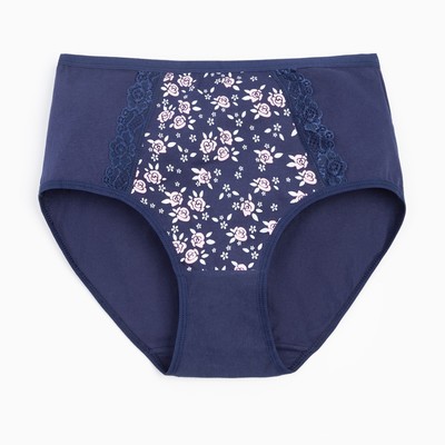 Трусы женские цвет тёмно-синий, размер 52-54