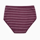 Трусы женские цвет бордовый, размер 50-52 (комплект 2 шт) - фото 22070262