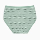 Трусы женские цвет зелёный, размер 50-52 - фото 46444336