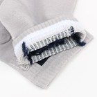 Носки укороченные, цвет светло-серый, размер 23-25 - фото 24478130