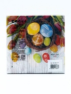 Пасхальные салфетки бумажные New Line Fresco «Яйца, Тюльпаны», 2 слоя, 33×33 см, 20 шт. - Фото 3