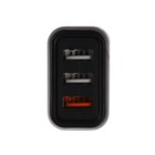 Сетевое зарядное устройство OXION OX-QC304BK, 3 USB, 3 А, 48 Вт, быстрая зарядка, черное - фото 51460037 Сетевое зарядное устройство OXION OX-QC304BK, 3 USB, 3 А, 48 Вт, быстрая зарядка, черное - фото 51460037
