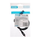 Кабель OXION OX-DCC333BK, USB - microUSB, 1 м, быстрая зарядка, стяжка, черный - Фото 5