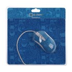 Мышь OXION, проводная, оптическая, 800 dpi, USB, +коврик, белая - Фото 7