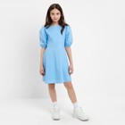 Платье для девочки MINAKU, цвет голубой, рост 140 см - фото 319319777