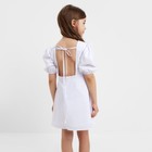 Платье для девочки MINAKU, цвет белый, рост 116 см - Фото 3