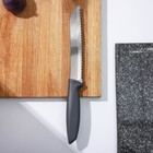 Нож кухонный Tramontina Plenus, для овощей, лезвие 17,5 см, цвет серый - Фото 2