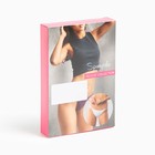 Трусы танга женские, цвет чёрный, размер 52 - фото 41583368