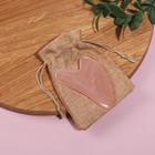 Массажёр гуаша «Сердце», 8,5 × 5,5 см, цвет розовый - Фото 3