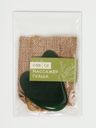 Массажёр гуаша «Сердце», 8.5×5.5 см, зелёный - Фото 5