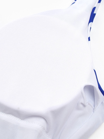 Купальник женский слитный с принтом MINAKU, размер 42, цвет синий, белый