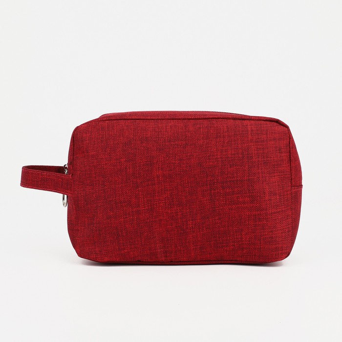 Косметичка на молнии, цвет бордовый 33700