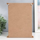 Ключница дерево 6 крючков "Растительный узор" 21х6,9х26,5 см - фото 22071927