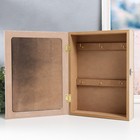 Ключница дерево 6 крючков "Любовь - это ключ к счастью" 20х5,3х26 см - фото 22071931