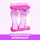 Набор украшений «Туфельки для принцессы», свет, фиолетовый - Фото 4