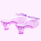 Набор украшений «Туфельки для принцессы», свет, фиолетовый - Фото 6