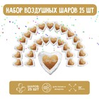 Набор фольгированных шаров 19" сердце " Люблю", 25 шт. 9526178 - фото 10323511