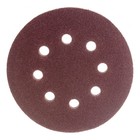 Круг абразивный шлифовальный ЗУБР 35350-125-060, перфорированный, Р60, 125 мм, 5 шт. - Фото 2