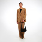 Сумка женская TEXTURA, багет, маленький размер, цвет чёрный - фото 23774542