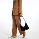 Сумка женская TEXTURA, багет, маленький размер, цвет чёрный - фото 23774543