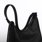 Сумка женская TEXTURA, багет, маленький размер, цвет чёрный - фото 22072360