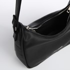 Сумка женская TEXTURA, багет, маленький размер, цвет чёрный - фото 23503749