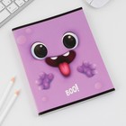 Тетрадь в клетку, 96 л., А5, на скрепке, блок №2 «Буу!» 9459981