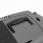 Переноска для животных с пластиковой дверью, 40×32×26, серая - Фото 6