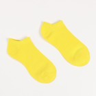 Носки короткие неон, цвет жёлтый, размер 25-27 (40-42) - Фото 2