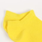 Носки короткие неон, цвет жёлтый, размер 25-27 (40-42) - Фото 3