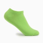 Носки короткие неон, цвет зелёный, размер 23-25 (37-40) - фото 10323800