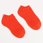 Носки короткие неон, цвет оранжевый, размер 25-27 (40-42) - Фото 2