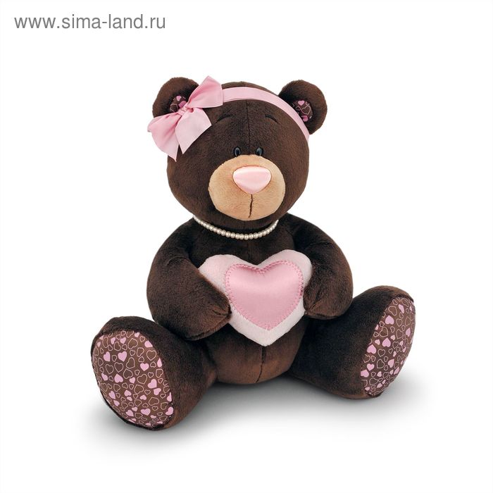 Мягкая игрушка «МедведьMilk», с сердцем, 70 см - Фото 1