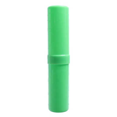 Пенал-тубус (40 х 215 мм) Calligrata, пластиковый, зеленый