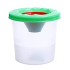 Стакан - непроливайка для рисования Calligrata, 210 мл, с заглушкой, зелёный - Фото 1