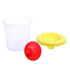 Стакан - непроливайка для рисования Calligrata, 210 мл, с заглушкой, жёлтый - Фото 3