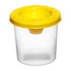 Стакан - непроливайка для рисования Calligrata, 210 мл, с заглушкой, жёлтый 6255764