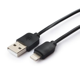 Кабель Cablexpert GCC-USB2-AP2-0.3M, Lightning - USB, 0.3м,зарядка + передача данных, черный 9518130