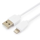 Кабель Cablexpert GCC-USB2-AP2-0.3M-W, Lightning - USB, 0.3м, зарядка+передача данных, белый 9518131 - фото 10324123