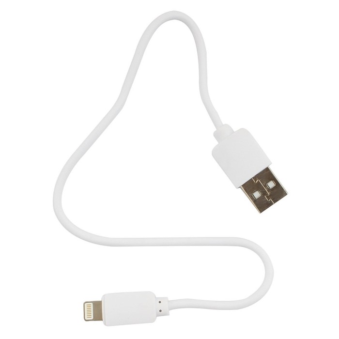 Кабель Cablexpert GCC-USB2-AP2-0.3M-W, Lightning - USB, 0.3м, зарядка+передача данных, белый - фото 51460076