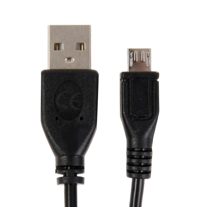 Кабель Cablexpert CCP-mUSB2-AMBM-0.5M, microUSB - USB, 0.5м, зарядка+передача данных, черный - фото 51501673