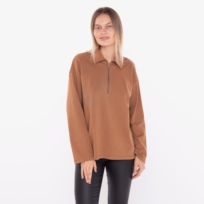 Джемпер женский, цвет каштановый, размер 46 60992