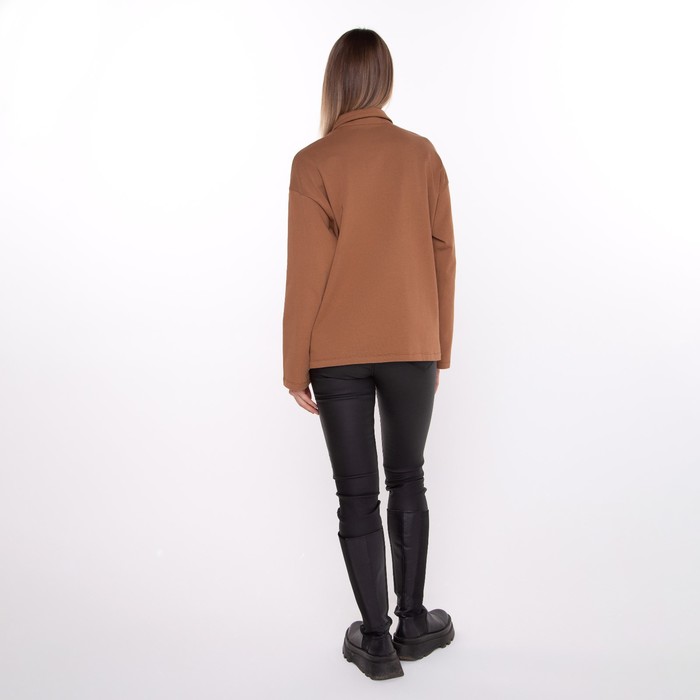 Джемпер женский, цвет каштановый, размер 48 60993