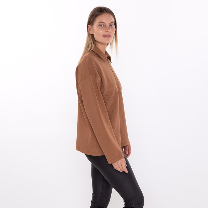 Джемпер женский, цвет каштановый, размер 50 60994