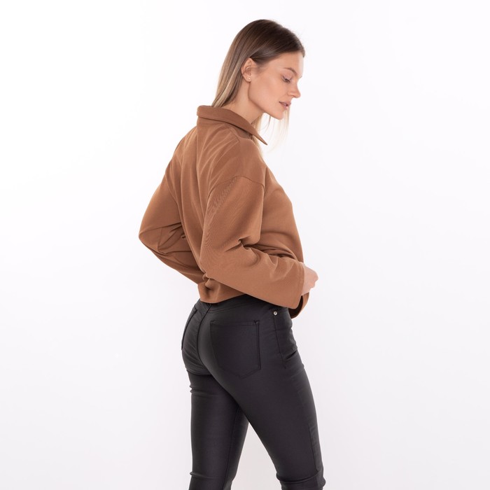 Джемпер женский, цвет каштановый, размер 50 60994