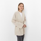 Жакет женский, цвет бежевый, размер 44 - Фото 3