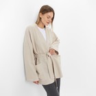 Жакет женский, цвет бежевый, размер 46 9527469