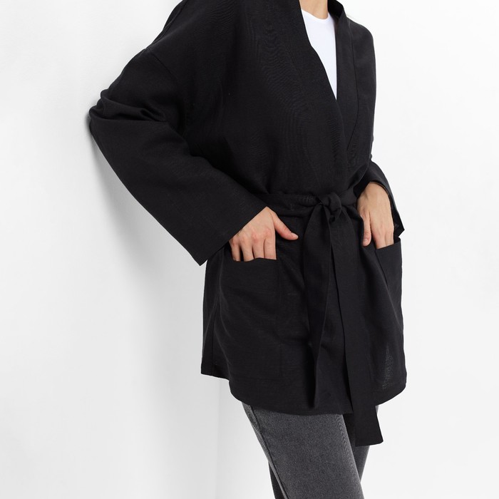 Жакет женский, цвет чёрный, размер 44 61001