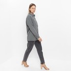 Рубашка женская, цвет серо-чёрный, размер 48 - фото 41453999