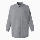 Рубашка женская, цвет серо-чёрный, размер 48 - фото 41454001